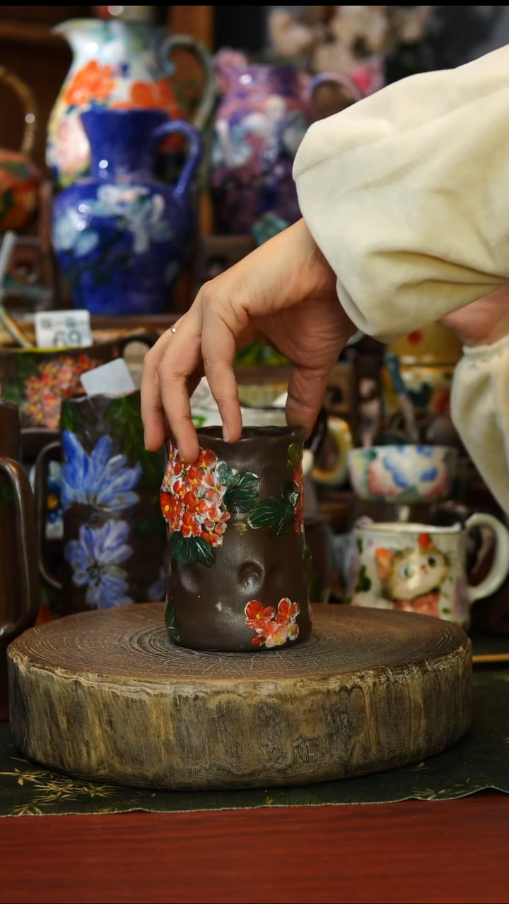 陶瓷78景德镇手工高温釉下彩