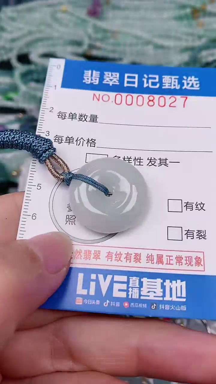 【闪购商品】翡翠颈饰未镶嵌00008027