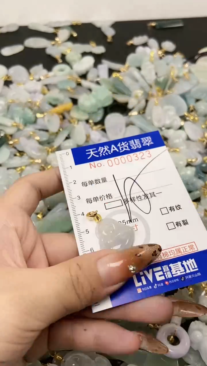 【闪购商品】翡翠颈饰未镶嵌天然A货翡翠