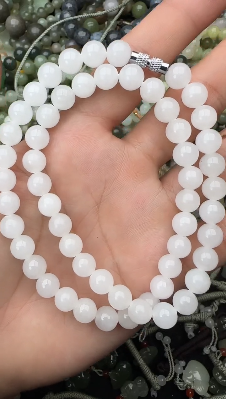 颈饰未镶嵌和田玉拍一发一