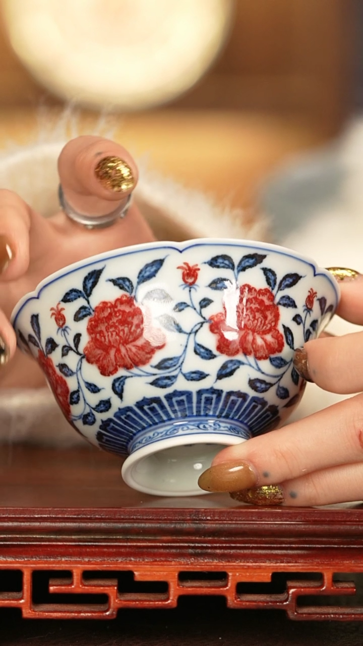 【闪购商品】杯子永明尚玩景德镇手工手绘陶瓷