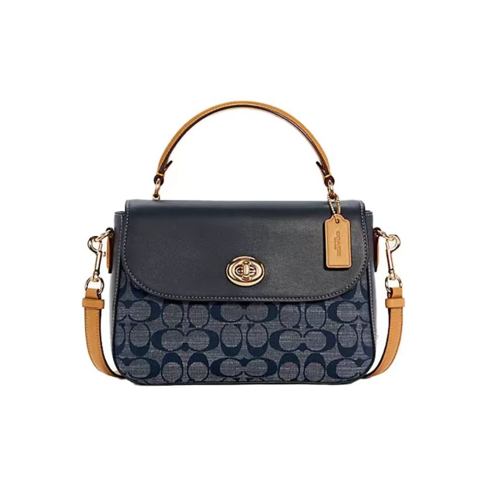 95新 COACH/蔻驰 a21邮差包24*7*17