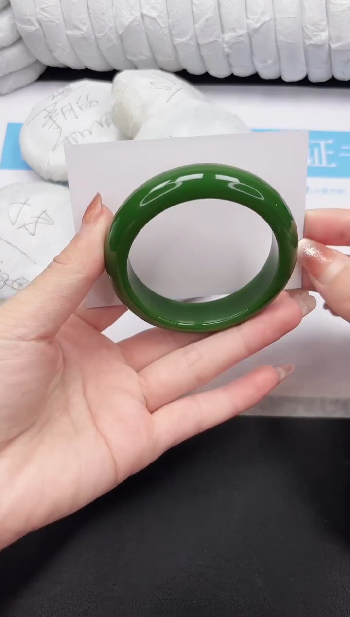 未镶嵌手镯石英质玉21-55BCL 58