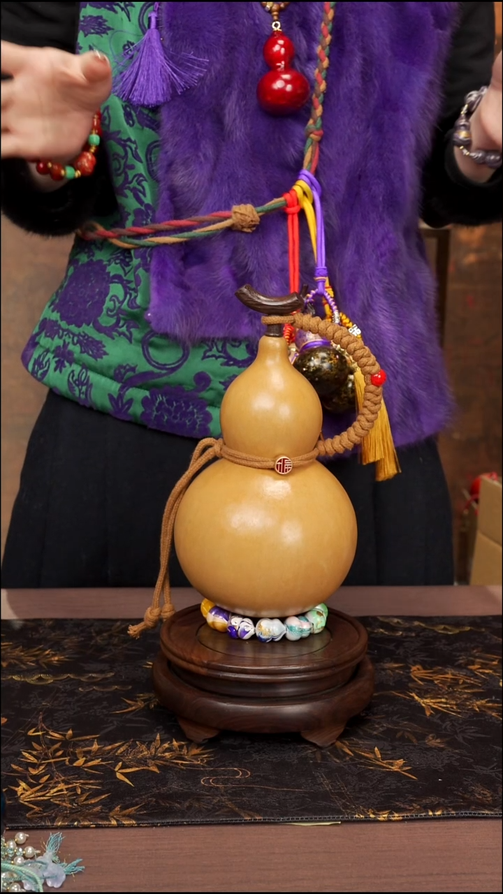 476--大漆开口小葫芦----158