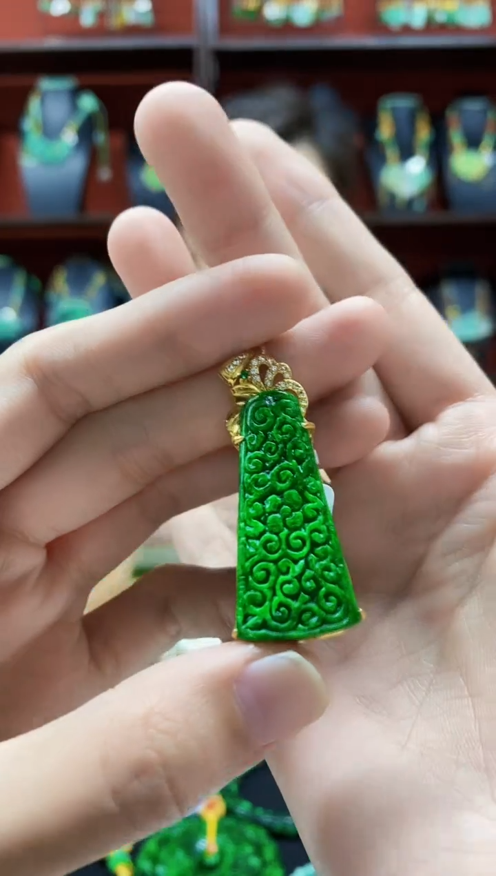 颈饰未镶嵌翡翠翡翠吊坠