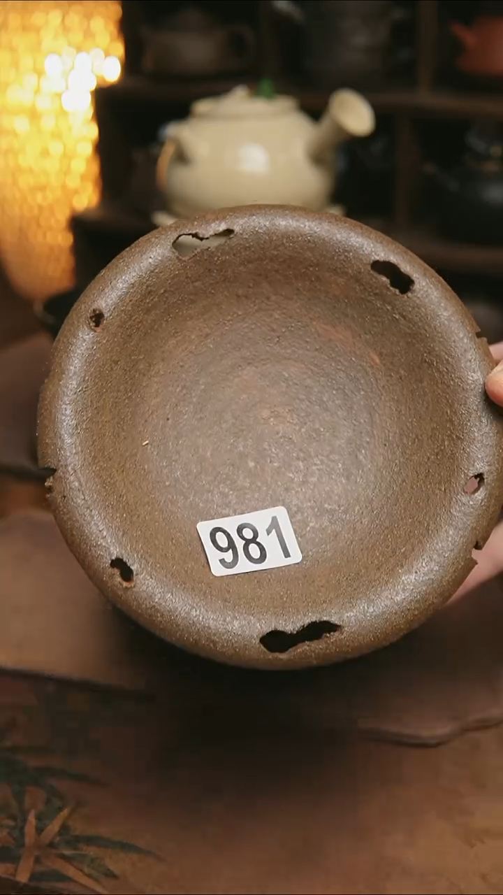 981号紫砂全手工粉引壶承