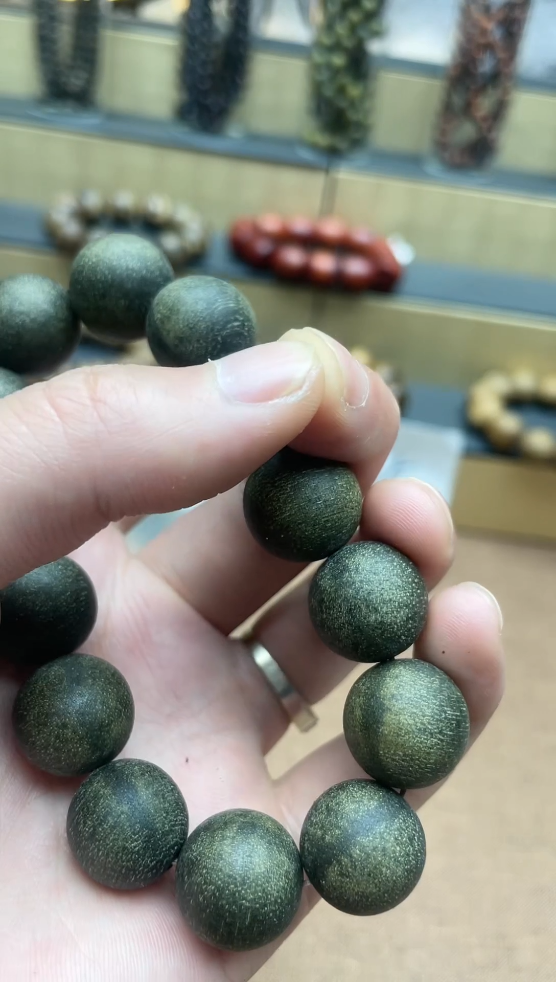 【闪购商品】阴沉木手串/手链绿奇手串432