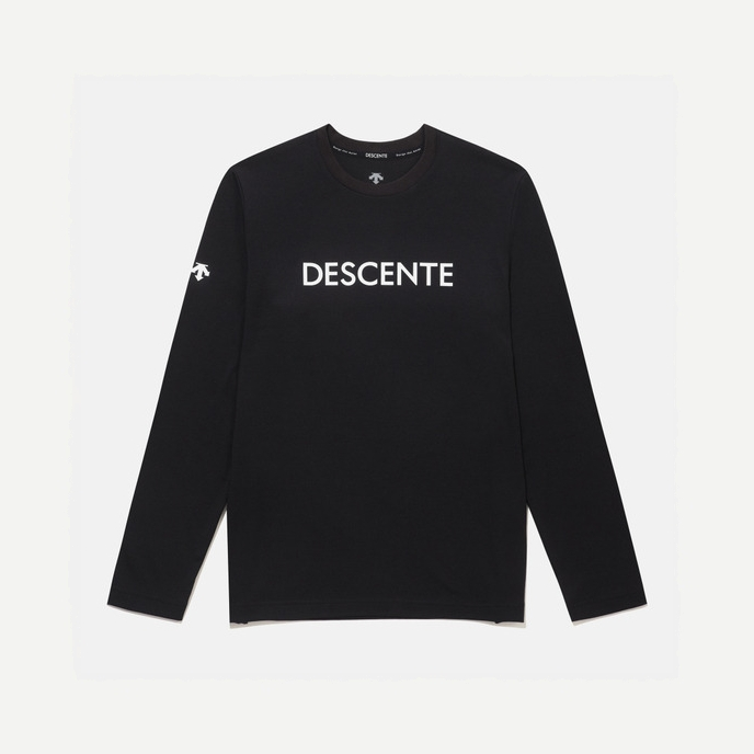 DESCENTE迪桑特 男女同款运动T恤长袖 SQ323UTL91