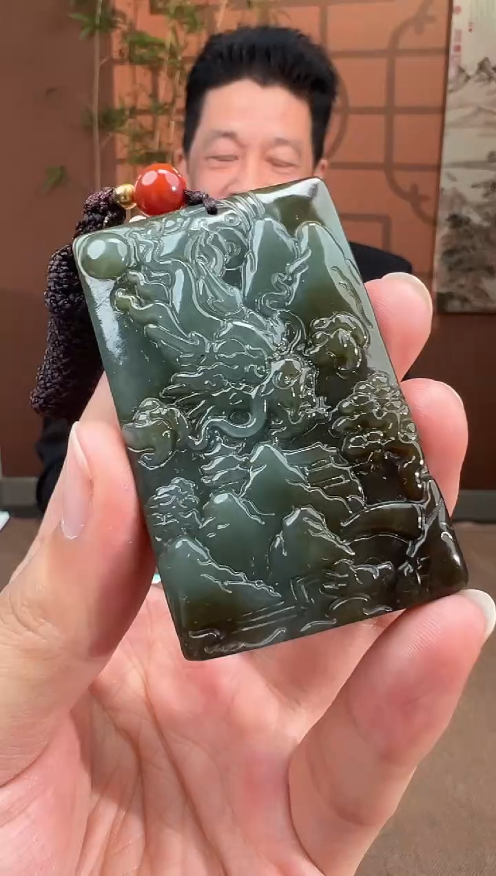 颈饰未镶嵌和田玉多样性拍一发一0834