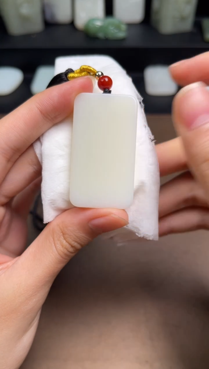 和田玉未镶嵌颈饰24