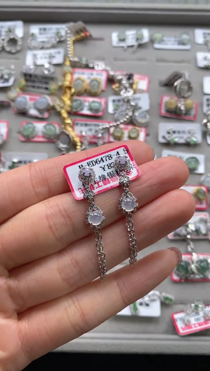 【闪购商品】翡翠戒指银S925镶嵌1111111111     3