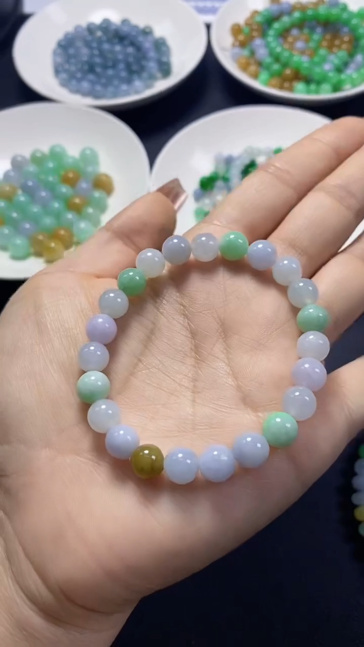 【闪购商品】翡翠散珠天然翡翠A货