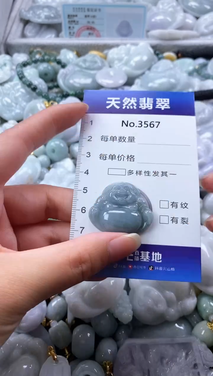 翡翠未镶嵌颈饰缅甸A货翡翠3567