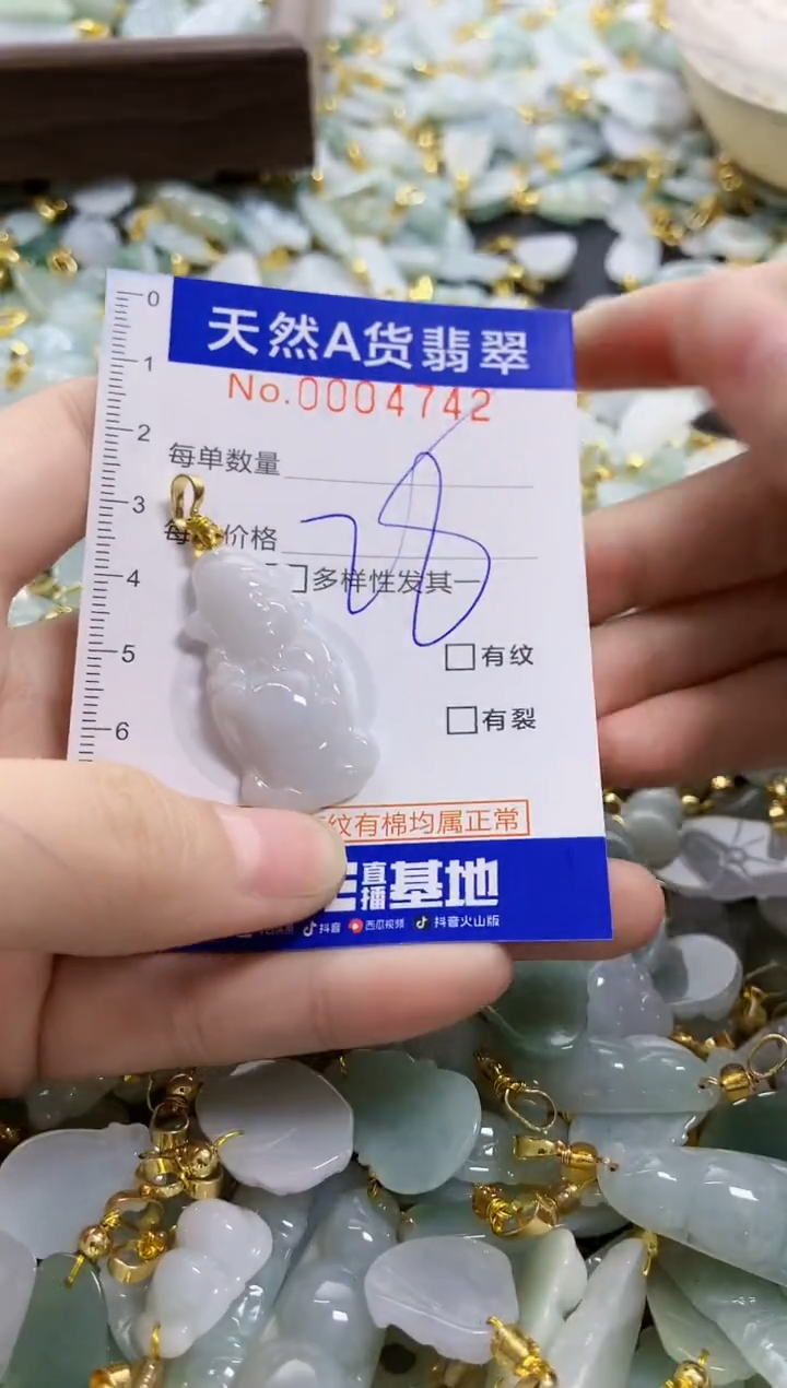 颈饰未镶嵌翡翠天然A货翡翠