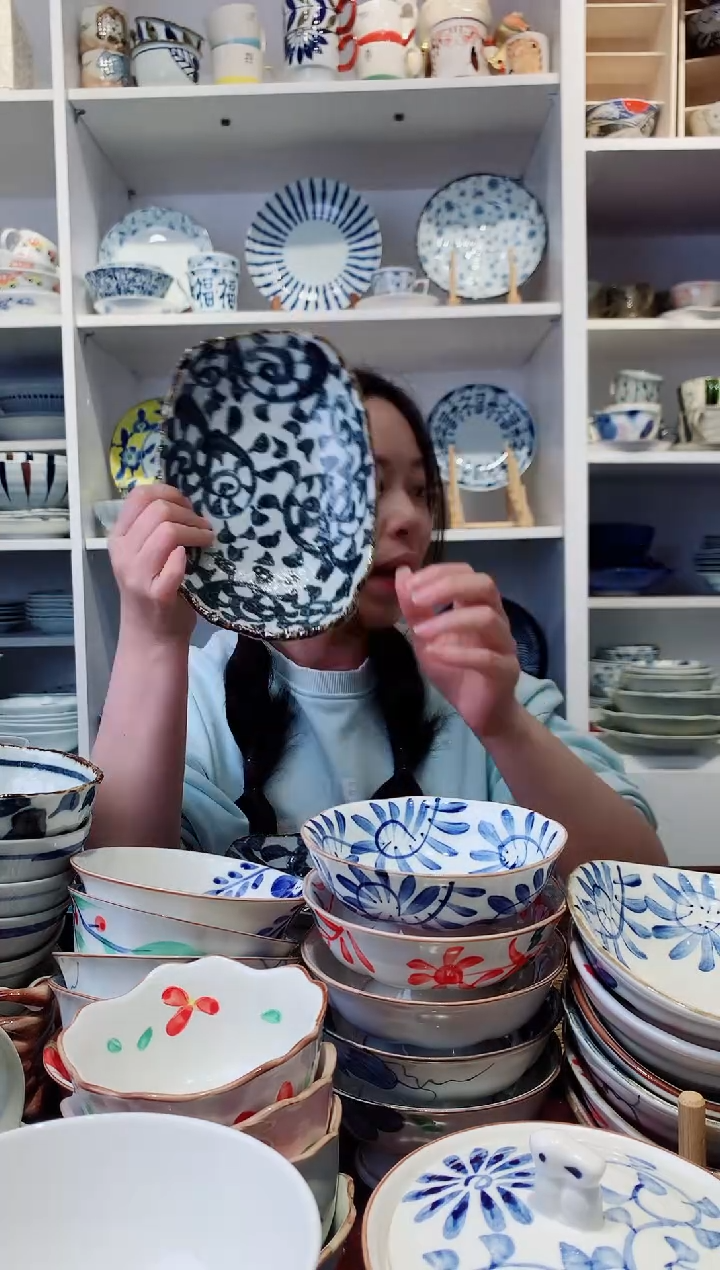 钛合金章鱼唐草椭圆长盘