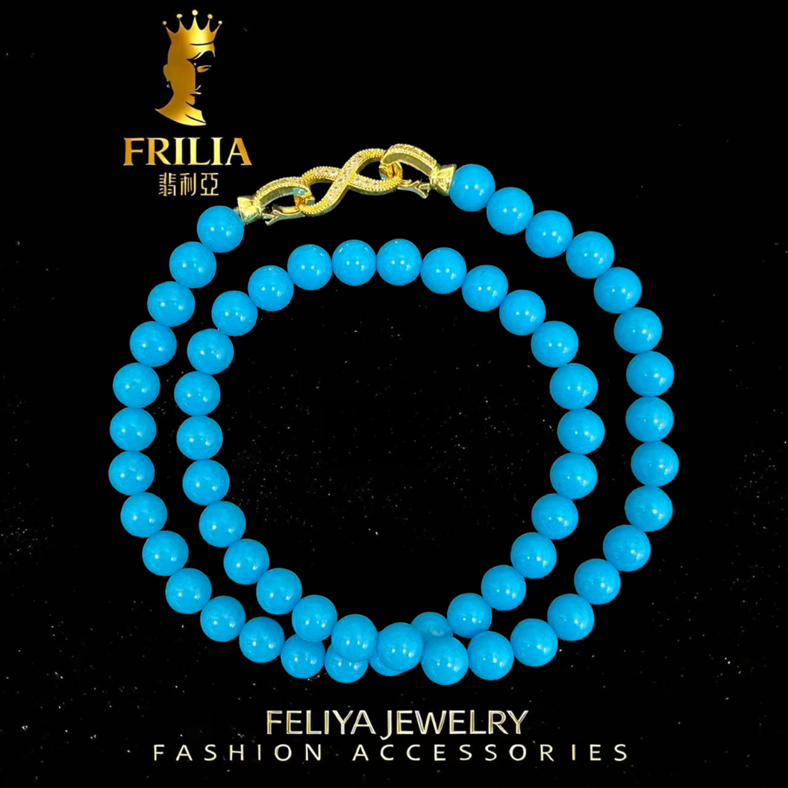 【叙饰珠宝】USA设计师高定手作圆珠款8mm妈妈链69g一-101131