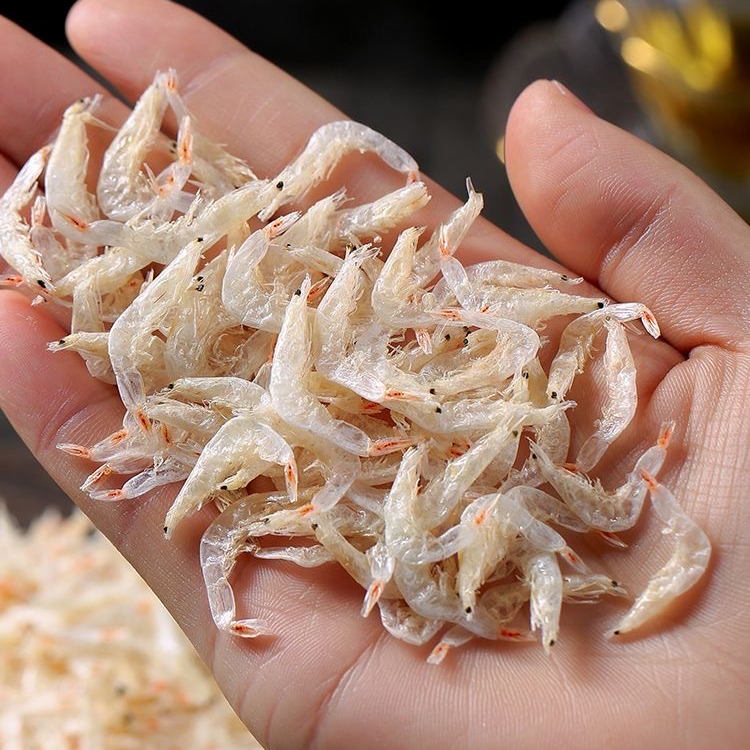 1斤生晒虾皮淡干无盐生晒虾皮  顺丰包邮买一送一 渔民自晒海鲜干