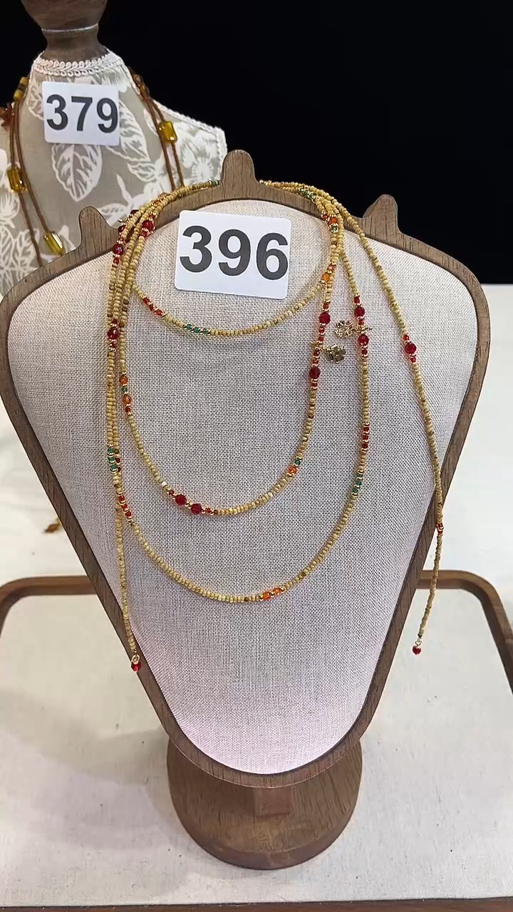 项链钛钢淡水珍珠396