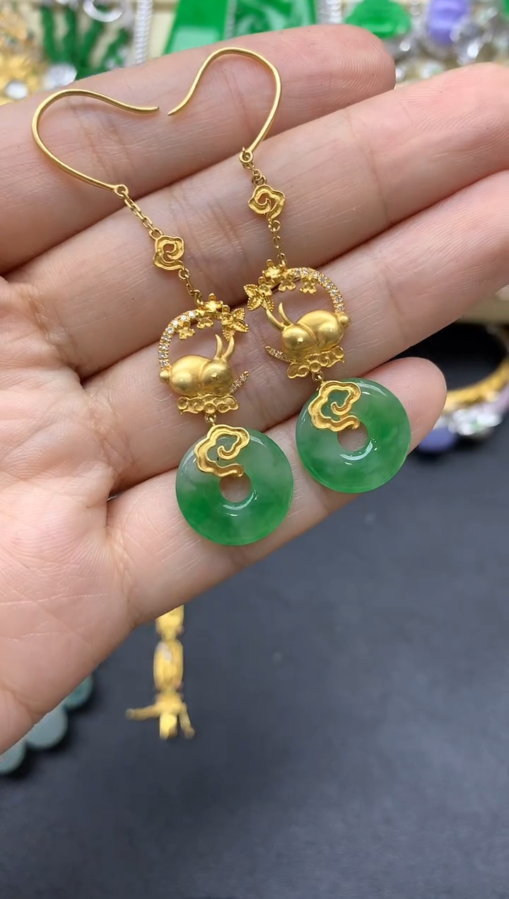 【闪购商品】翡翠颈饰18K金镶嵌611-中国好珍宝1