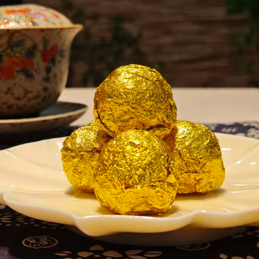 【双十二】2019年一回生  手工揉制龙珠 8g*50颗 普洱茶 生茶