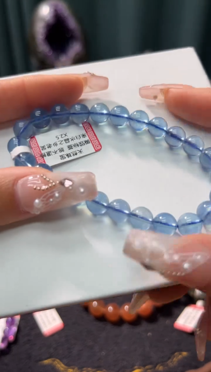 【闪购商品】海蓝宝石手链未镶嵌224多样性发其一7+