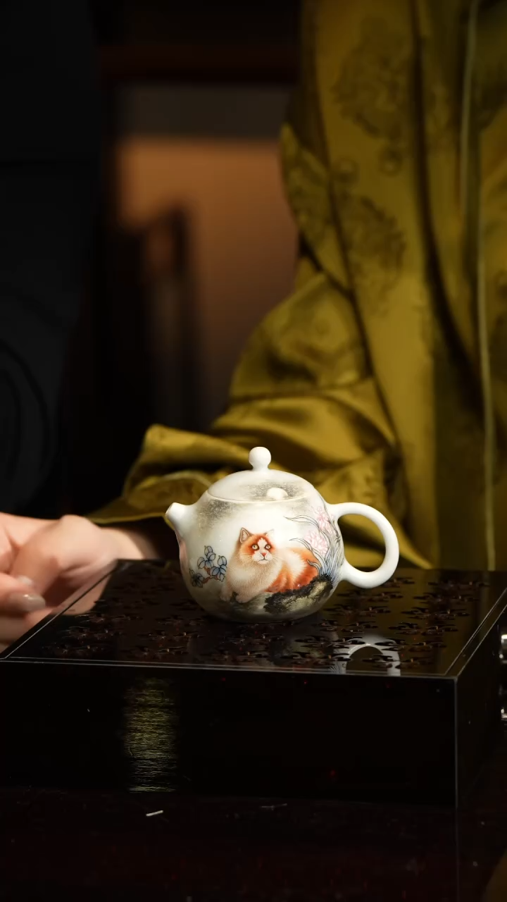 【闪购商品】Z溢珍堂预售15天先发茶巾猫猫壶小西施