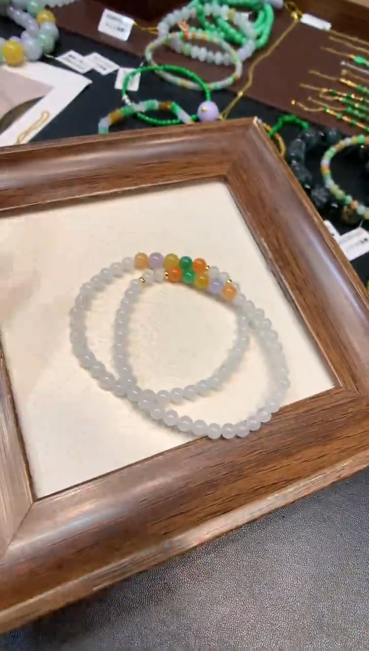 未镶嵌手串翡翠手串 多样性发一件