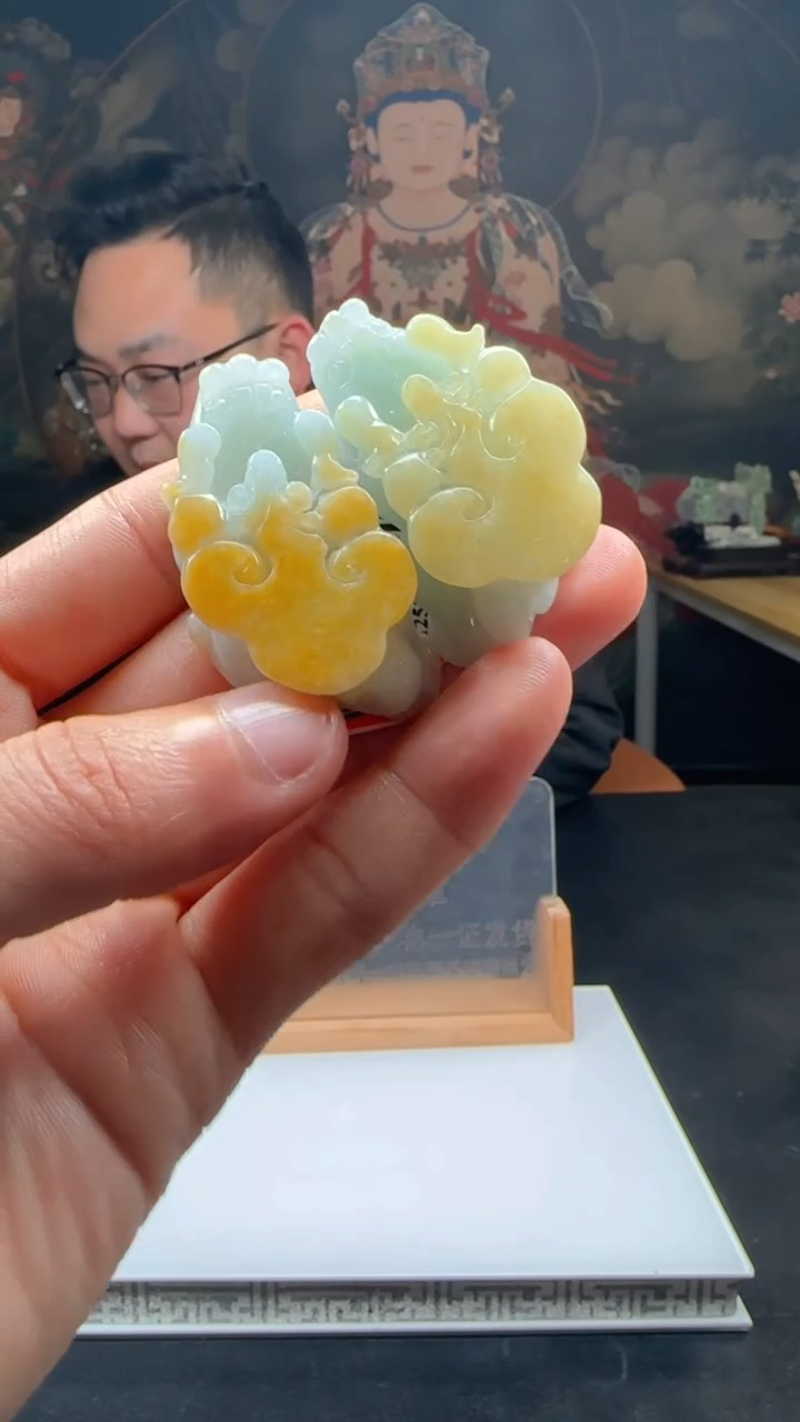 【闪购商品】定制翡翠未镶嵌L-@@QJXC11617