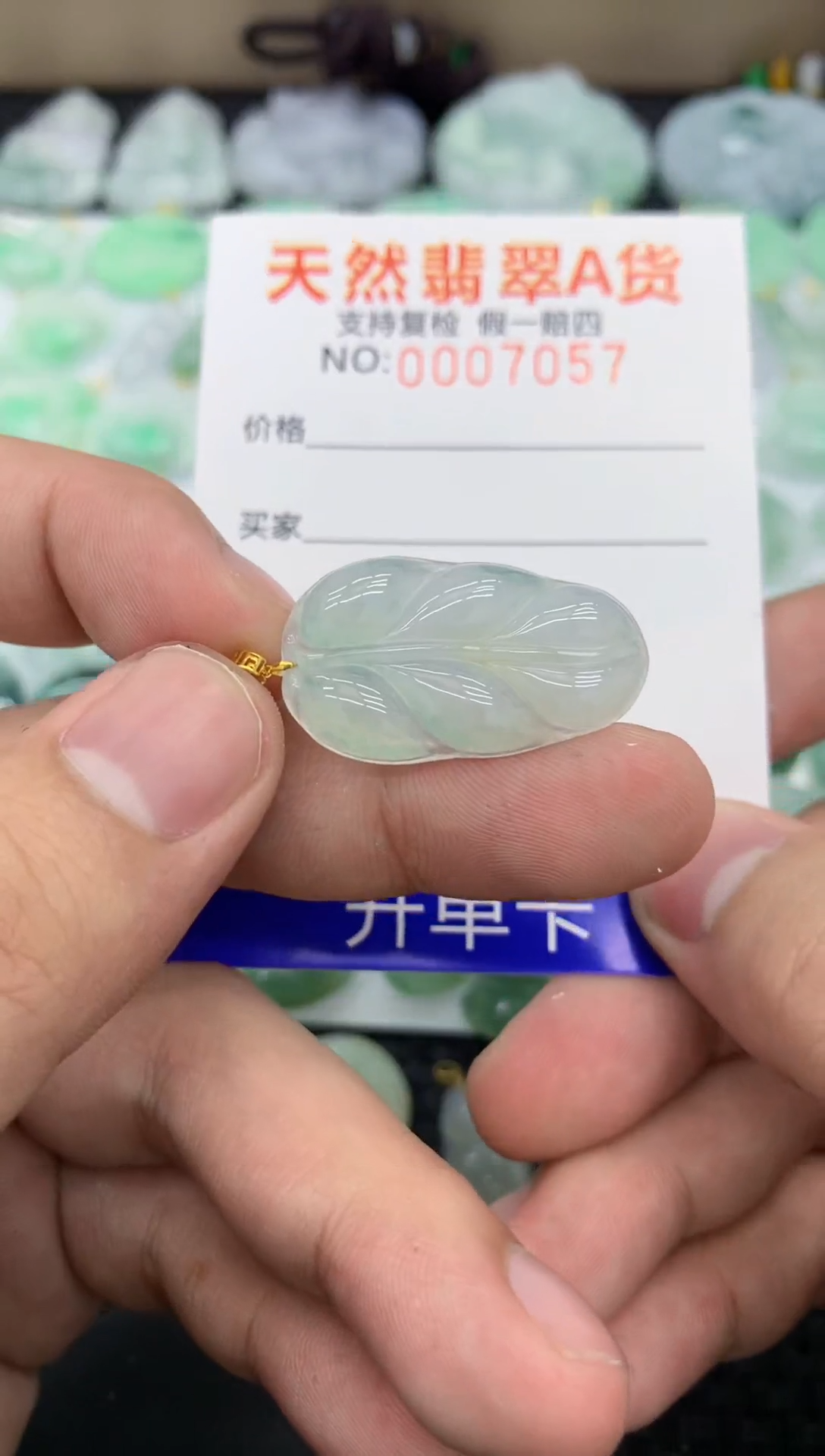 【闪购商品】翡翠颈饰18K金镶嵌1111111111