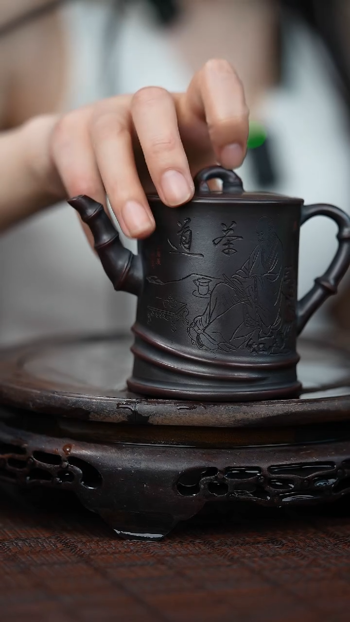 茶壶紫砂宜兴岁颐传砂原矿全手19