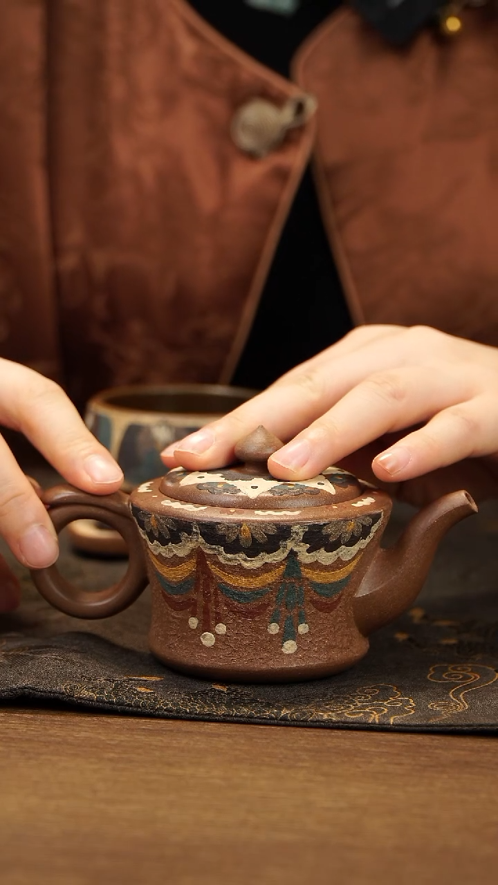 【闪购商品】紫砂茶壶宝相莲  敦煌系列/*