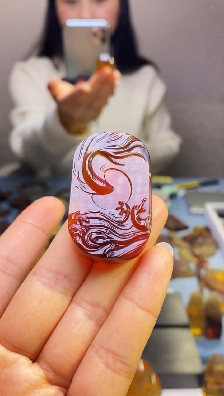 【闪购商品】琥珀颈饰未镶嵌SN2-55（如鱼得水）