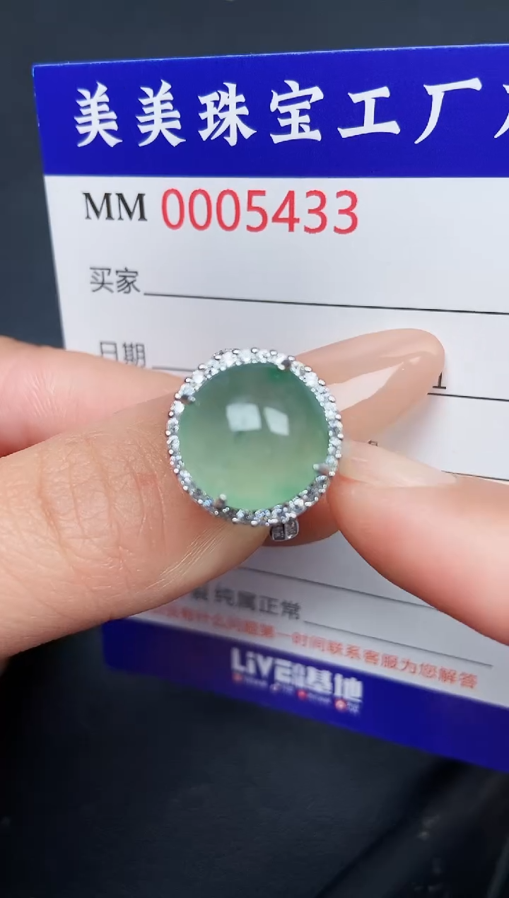 【闪购商品】翡翠颈饰银S925镶嵌5433