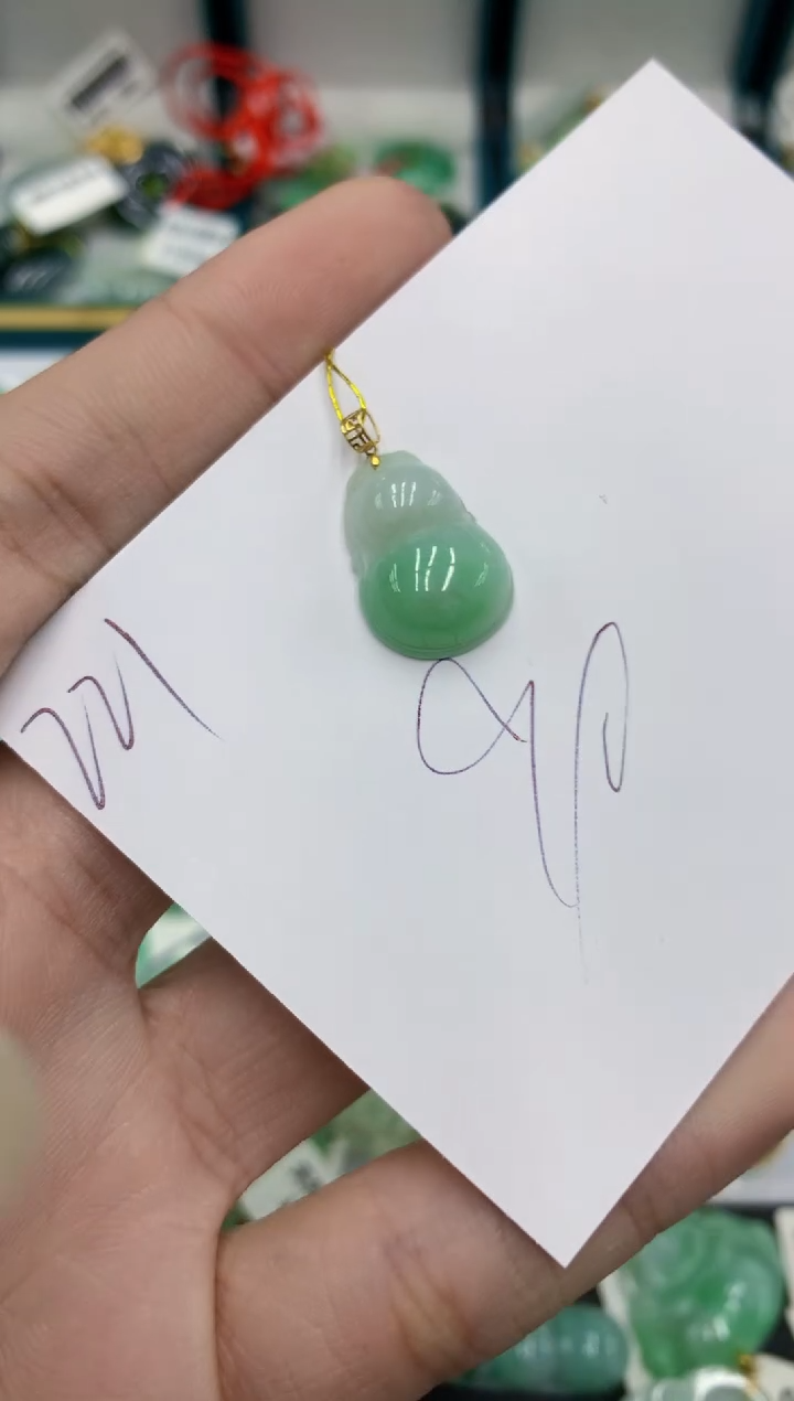 【闪购商品】翡翠颈饰18K金镶嵌号链接1111