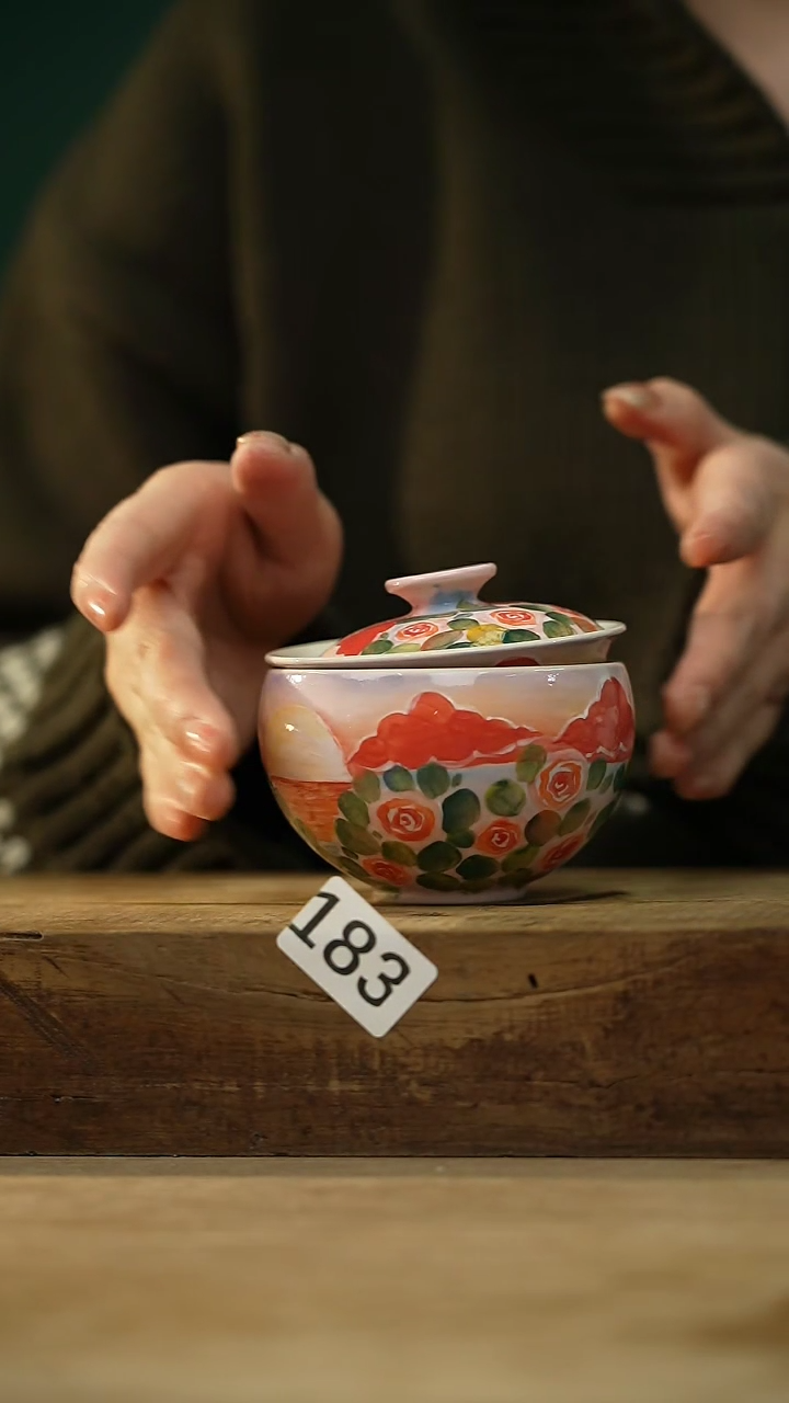 【闪购商品】瓷片油画风·彩绘·设计师石一款