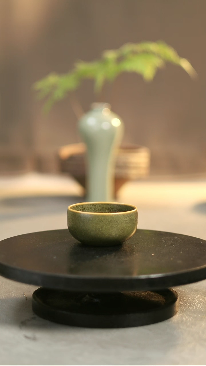 杯子瓷原产地原矿釉禅定杯
