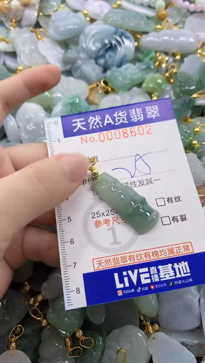 颈饰未镶嵌翡翠天然A货翡翠