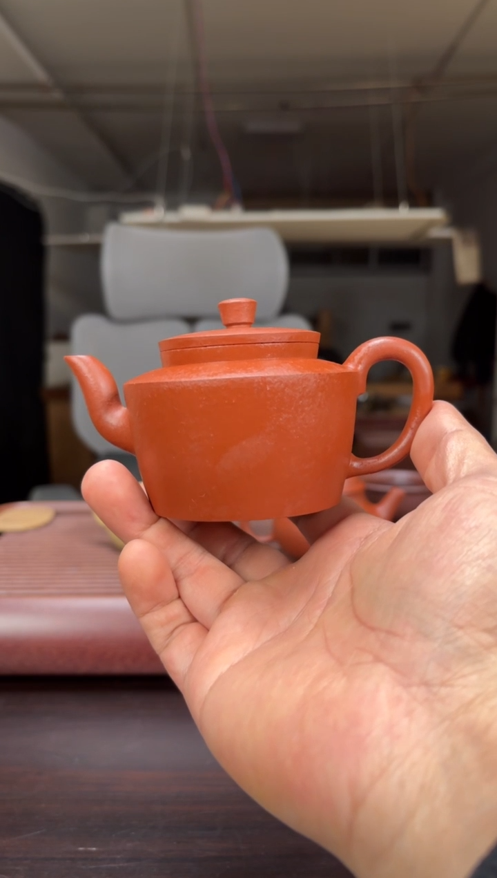 茶壶紫砂福利大红袍折剑宫灯150毫升