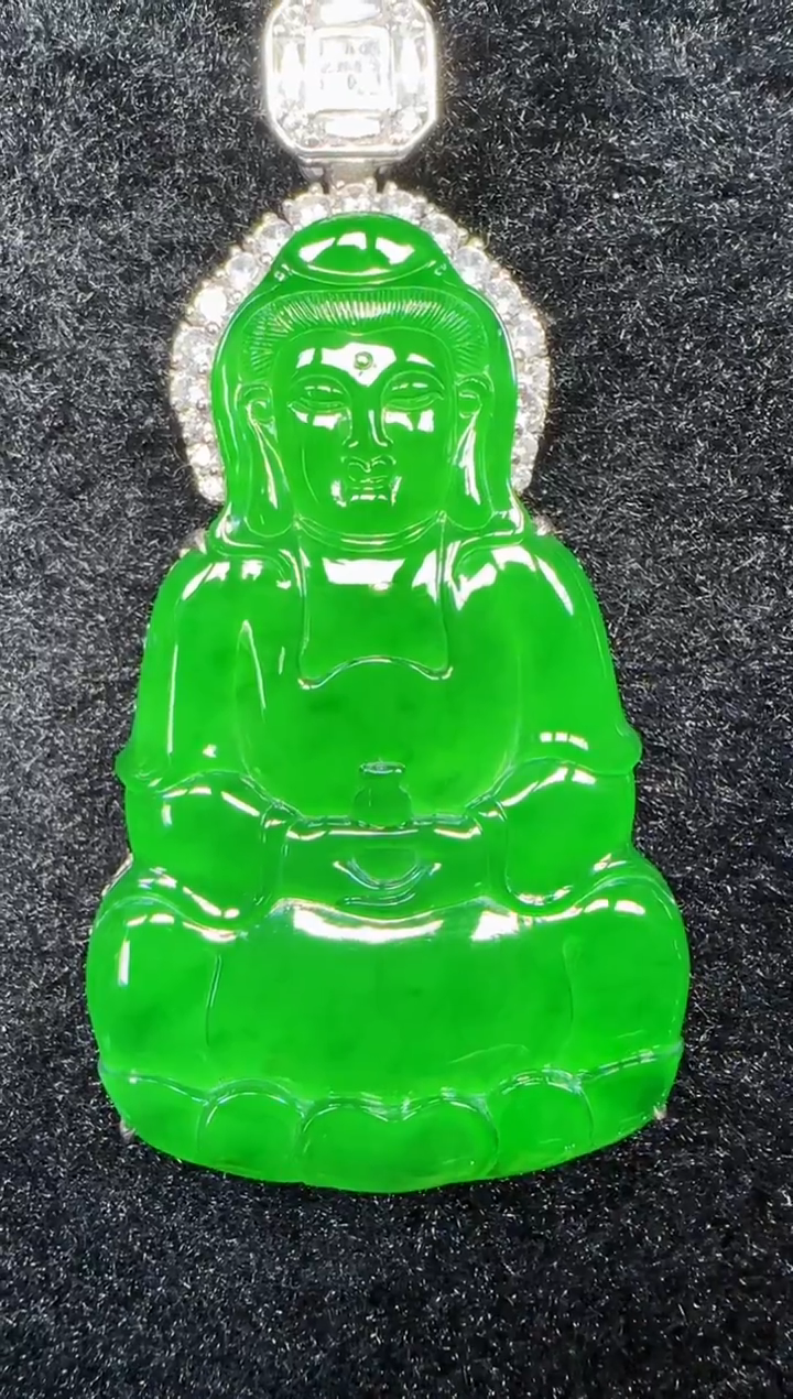 未镶嵌定制翡翠翡翠吊坠134