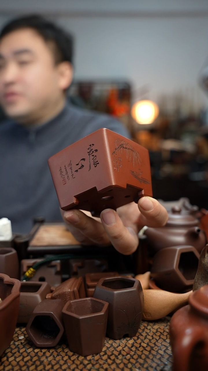 紫砂花盆火*長木軒精品紫砂