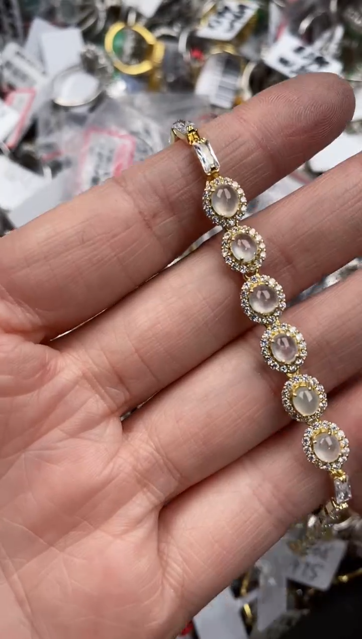 银S925镶嵌戒指翡翠13   1