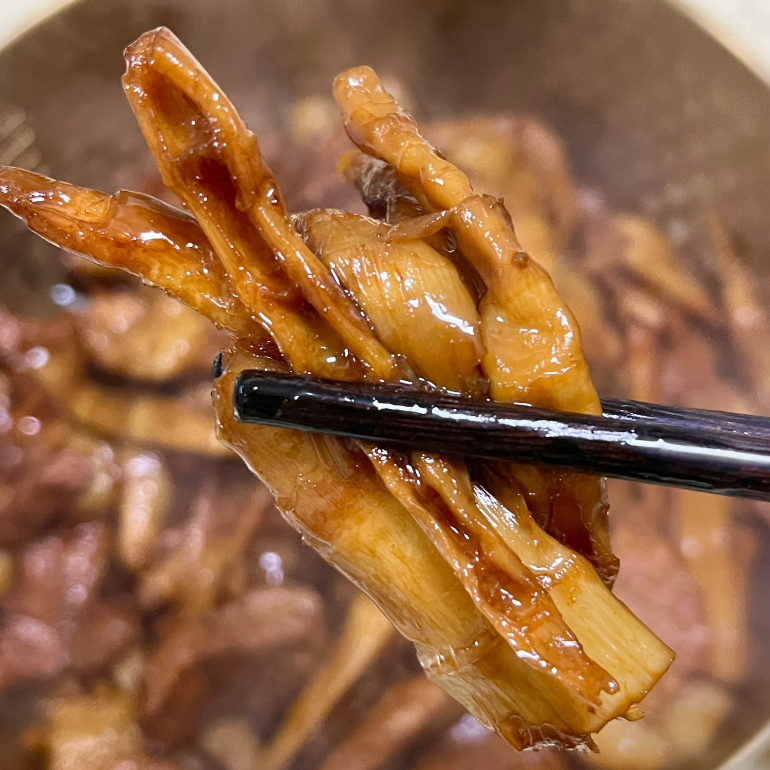 吴震懋经典地方菜红烧笋干500g嫩笋美味传统菜肴每日现烧非罐头