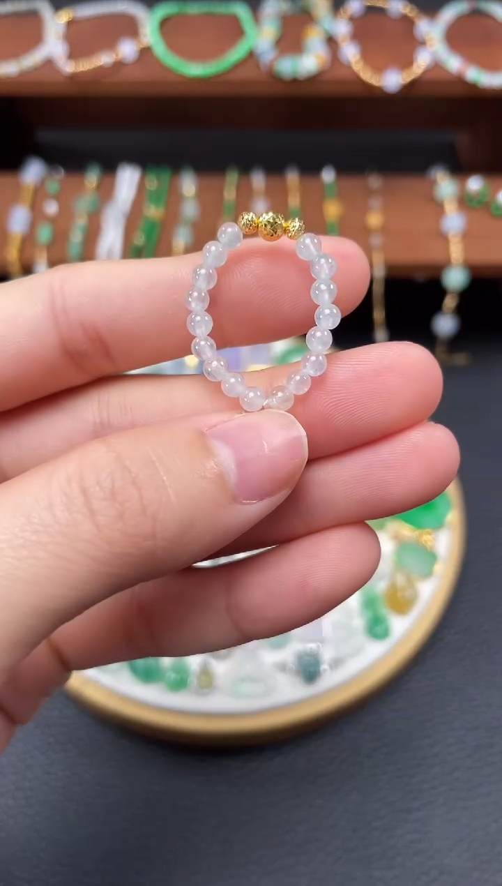 【闪购商品】翡翠戒指未镶嵌一个   JK348