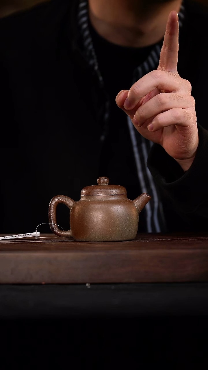 茶壶紫砂炮嘴德钟FQH段泥175cc