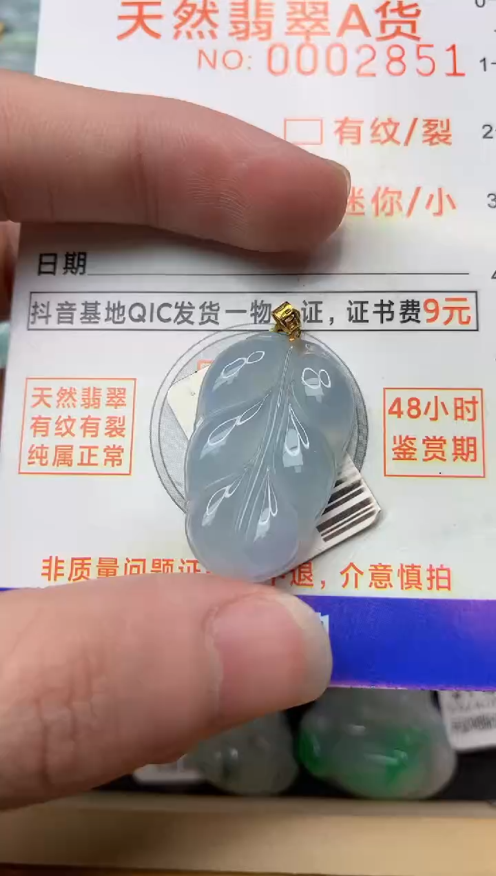 【闪购商品】翡翠颈饰18K金镶嵌4.............