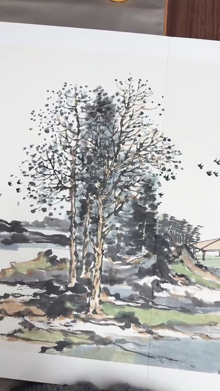 【闪购商品】国画原作山水册页（10副原作）