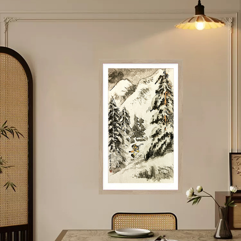 新中式国画装饰画客厅沙发背景墙挂画餐厅卧室壁画送朋友生日礼物