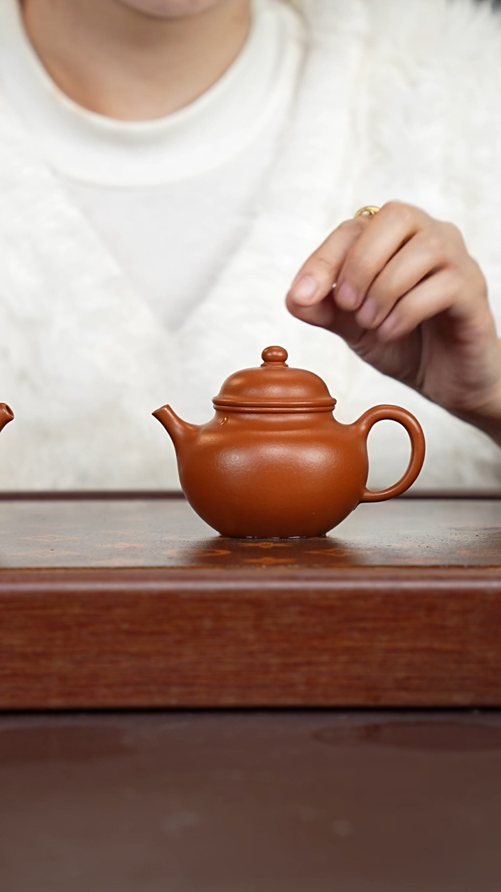 茶壶紫砂鹅黄朱泥掇只