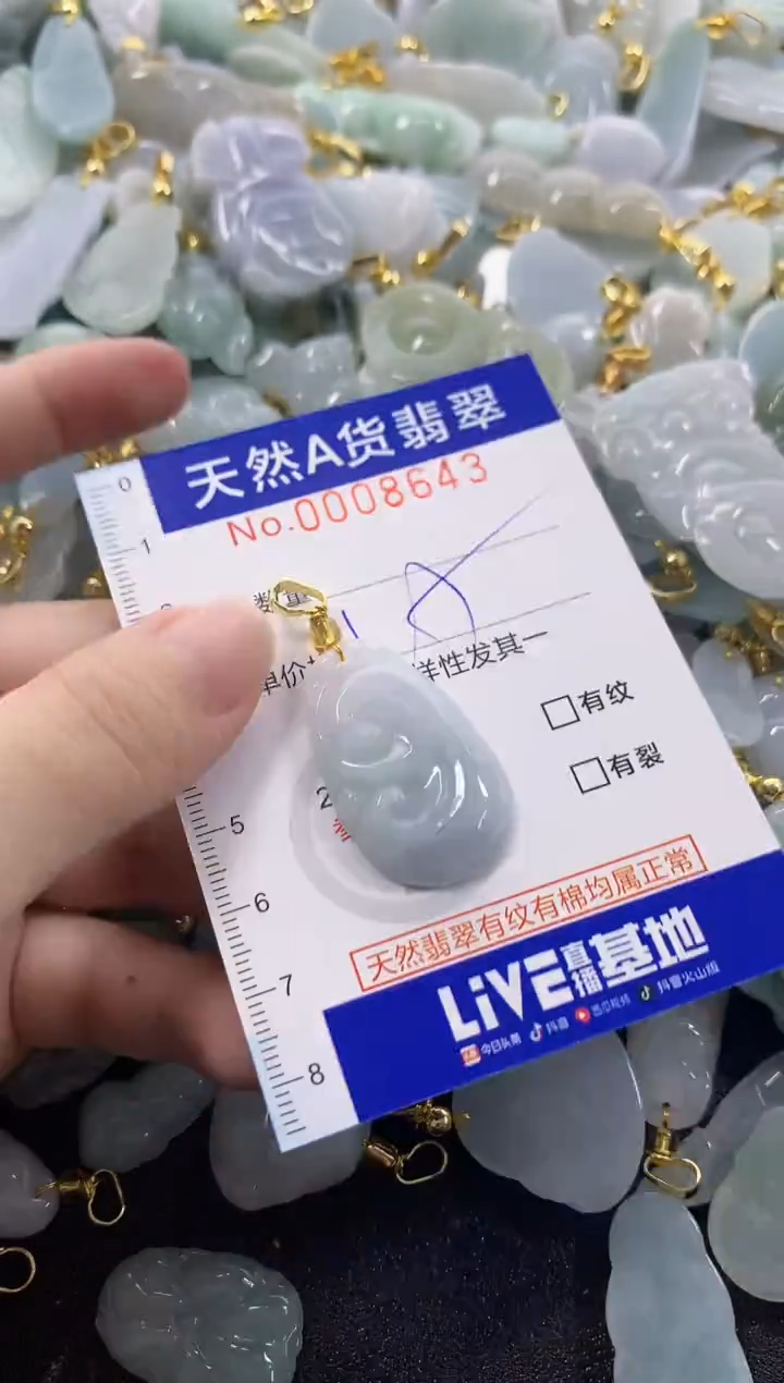 颈饰未镶嵌翡翠天然A货翡翠