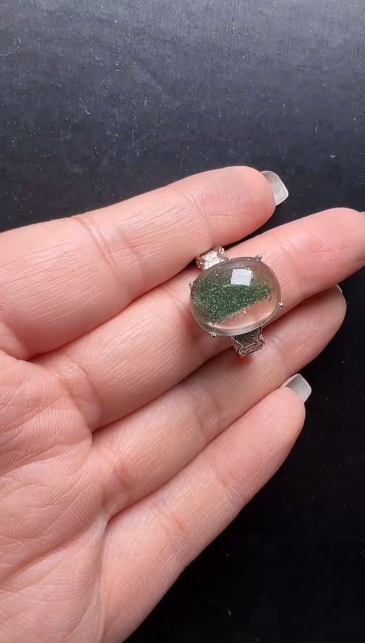 未镶嵌戒指水晶幽灵戒指 JP56591 